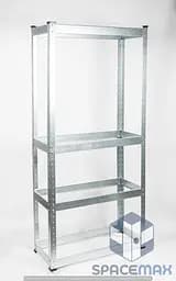 Стелаж металевий 220×80×30 оцинкований самозбірний SPACEMAX - мініатюра 3