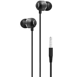 Навушники дротові XO EP26 music 3.5 mm чорні