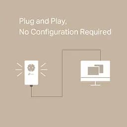 Адаптер Powerline TP-Link Powerline TL-PA7017P AV1000, 1xGE, Розетка (TL-PA7017P) - мініатюра 3