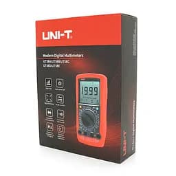 Мультиметр UNI-T UT58C Вимірювання: V (AC/DC), A (AC/DC), Ω, C, °C/°F. Функції: Data Hold, продзвонювання, тест діодів/транзисторів. - мініатюра 2