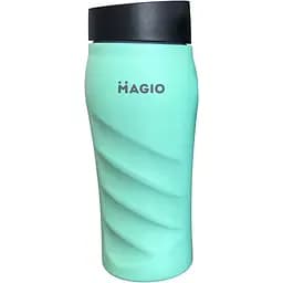 Термокружка Magio нержавеющая сталь 420 мл бирюзовая (1079МG)