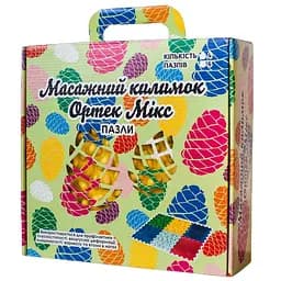 Массажный коврик "Пазлы Микс" 09224, 8 элементов