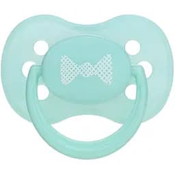 Силіконова симетрична пустушка Canpol Babies Pastelove бірюзова 18+ міс. (22/418)