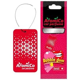Ароматизатор для авто автомобільний ароматизатор Aromico Bubble Gum Жуйка картонний