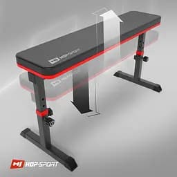 Лавка тренувальна Hop-Sport HS-1025 Pro для жиму горизонтальна регульована - мініатюра 8