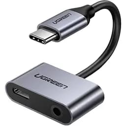 Переходник Ugreen CM193 - адаптер Usb-C - на 2 порта Type-C + 3.5mm Audio (UGR-50596)