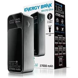 Універсальна мобільна батарея everActive EB-27Q Ultra 27000mAh Black