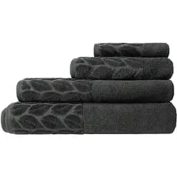 Рушник махровий Soho Leaves 50х90 см Dark Gray (50*90 Leaves Dark Gray) - мініатюра 3