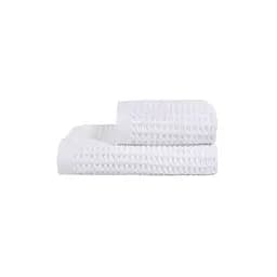 Рушник Lotus Home - Waffle white білий 70x140 - мініатюра 7
