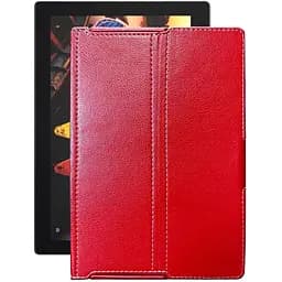 Чехол StatusCASE из экокожи для планшета Lenovo Tab 3 Plus X70L Красный