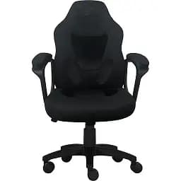 Геймерское детское кресло GT Racer черное (X-1414 Fabric Black/Black Suede)