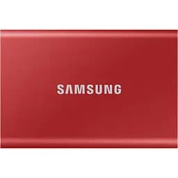 Зовнішній SSD накопичувач Samsung T7 500 GB Red (MU-PC500R/WW) [84788]