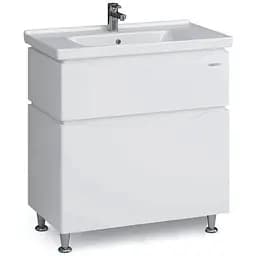 Тумба підлогова Sanwerk Алесса 70 Білий з умивальником Qtap (MV0000868) Білий