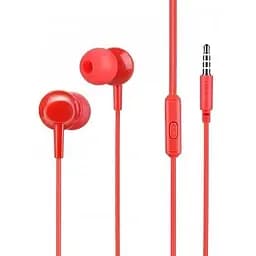 Навушники вакуумні Hoco M14 Initial Sound червоні 6957531049340 6957531049340