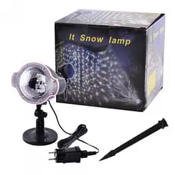 Лазерний проектор вуличний світлодіодний Christmas Snowfall Projector WL-808 - мініатюра 2