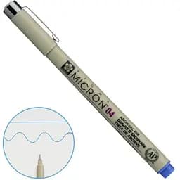 Лінер Pigma Micron (0.4) 0.4 мм Синій Sakura