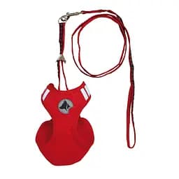 Набір регульована шлейка та повідець Croci Hiking Parure, S (20-23/29-35 см), червоний (C5081653)