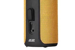 Акустична система 2E SoundXTube TWS, MP3, Wireless, Waterproof Yellow - мініатюра 7