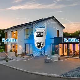 Бездротова поворотна Wi-Fi камера SZSINOCAM TY-Q2 O-KAM Pro / Зовнішня камера відеоспостереження - мініатюра 3