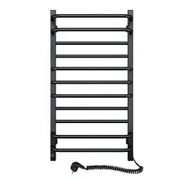 Електрична рушникосушка Navin Грандіс 480x800 Sensor правобічна з таймером, чорний муар 12-028053-3680, Чорний матовий, Праве, Електронний