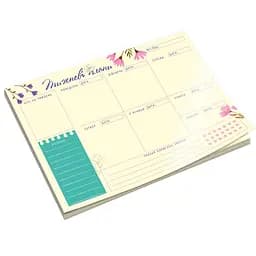 Планер недельный Vladi Toys VT9212-04, 20х14,3 см, 54 листа, украинский