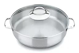 Кастрюля из нержавеющей стали со стеклянной крышкой TART-28PROFESS