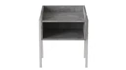 Тумба модульна Ferrum-decor Джузі 540x450x320 метал Білий ДСП Бетон 16 мм (FRD-102981)