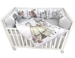 Дитячий набір Moontime у ліжечко "Звірята в лісі"