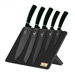 Набір ножів на магнітній підставці Berlinger Haus Emerald Collection, 6 предметів, смарагдовий (BH 2518)