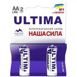 Батарейки Наша Сила Ultima AA (LR6) 2 шт.