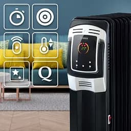 Масляний обігрівач радіатор Cronos Heaters 2500 Вт - мініатюра 8