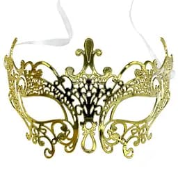 Елочная игрушка MIS LT Маска 18х10 см золотая гальваника