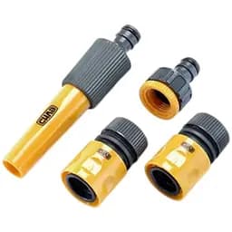 Набор Сила: насадка-распылитель + коннектор 1/2 с аквастоптом + коннектор 1/2+ адаптер 1/2+3/4