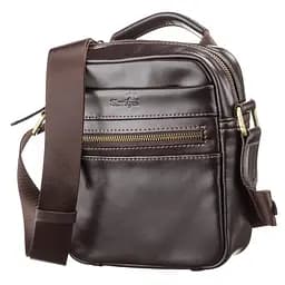 Сумка кожаная мужская SHVIGEL 18х21х7,5 см sum0012506