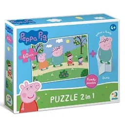 Пазл DoDo Peppa Pig Прогулянка, з фігуркою, 60 елементів, (200120) - мініатюра 4