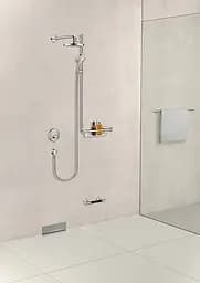 Душовий набір Hansgrohe Raindance Select S 120/110 см 3Jet Left White/Chrome 26325400, Хром - мініатюра 4