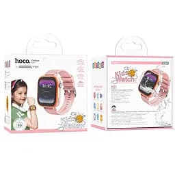 Дитячий cмарт-годинник Hoco Y101 4G Pink - мініатюра 5