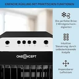 Мобільний кондиціонер вентилятор OneConcept Carribean Blue (10028180) - мініатюра 4