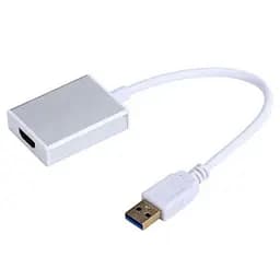 Переходник Dynamode USB 3.0 - HDMI female разрешение 1920*1080 (USB 3.0), 800*600 (USB 2.0), алюминий (USB3.0-HDMI)