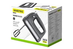 Міксер ручний занурювальний кухонний Maestro MR-501 380Вт чорний - мініатюра 4