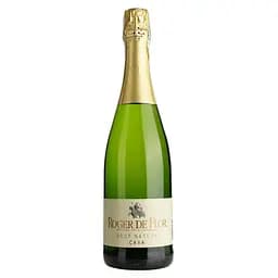 Вино ігристе Roger de Flor Cava Brut Nature, біле, брют натюр, 0,75 л