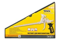 Пістолет монтажний для піни Mastertool 290 мм нікель 81-8671 - мініатюра 3