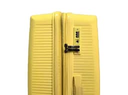 Валіза середня M Milano bag 024 поліпропілен Жовтий - мініатюра 5