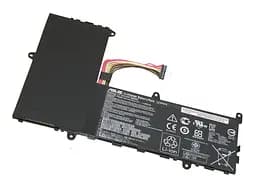 Акумулятор для ноутбука Asus EeeBook X205TA C21N1414, 4840 mAh (38Wh), 2cell, 7.6V, Li-Pol, чорний - мініатюра 2