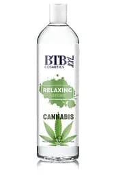 Гібридна змазка BTB Relaxing Lubricant Cannabis, 250 мл, розслаблююча, з олією насіння коноплі - мініатюра 5