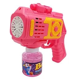 Генератор мильних бульбашок "Бластер" Bambi 666-1(Pink) підсвічування