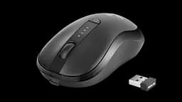 Миша бездротова REAL-EL RM-450 Black (EL123200046) - мініатюра 2