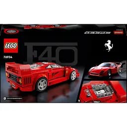Конструктор LEGO Speed Champions Суперкар Ferrari F40, 318 деталей(76934) - мініатюра 2