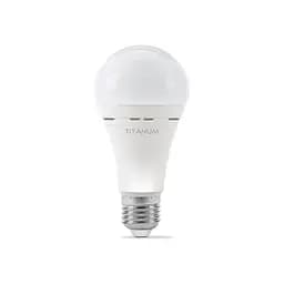 Лампочка TITANUM LED акумуляторна A68 10W E27 4000K 220V (TL-EMA68-10274)
