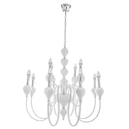 Люстра подвесная Brille свеча E14 40W WH (BL-022S/12)